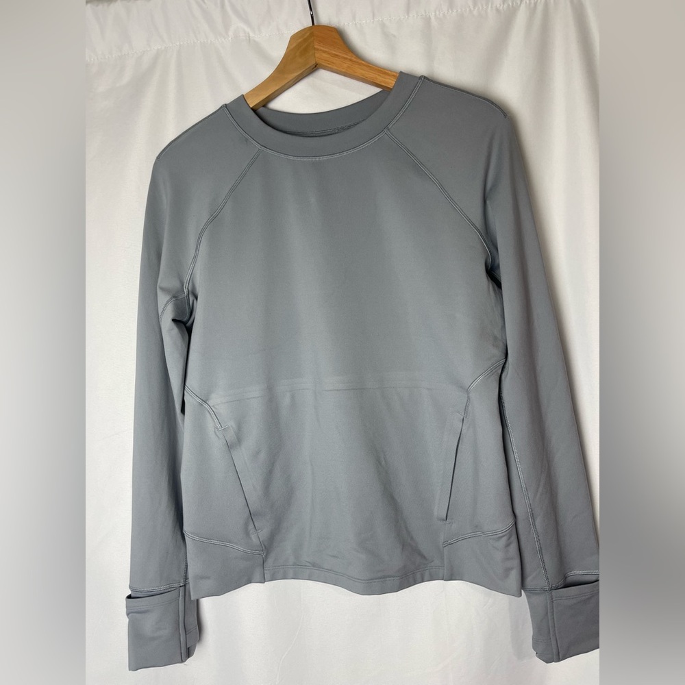 Lululemon Its Rulu Run Classic-Fit Crew *Fleece
Rhino Grey size 4